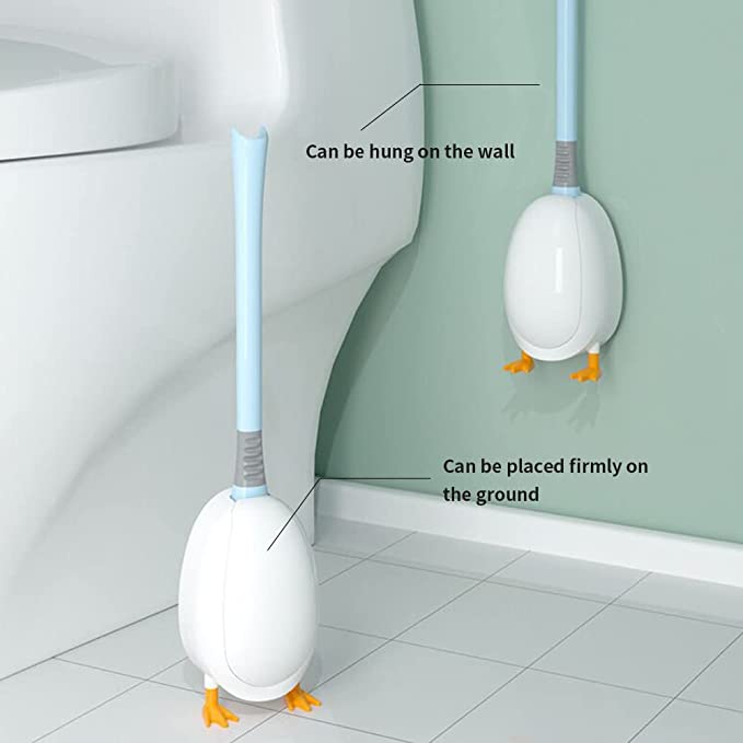 Duck Shape Silicone Toilet Brush