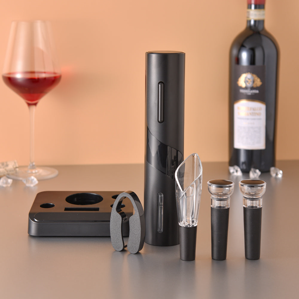 Electric Wine Bottle Opener Set