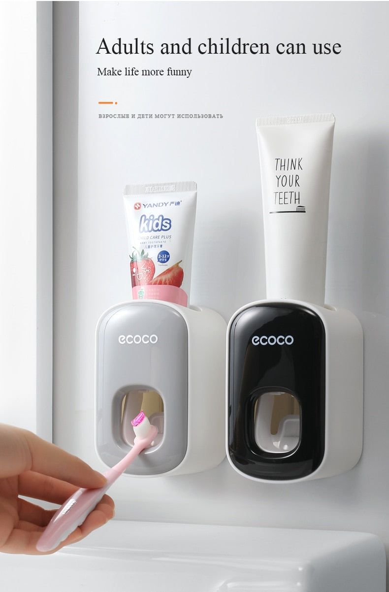 Wall-Mounted Automatic Toothpaste Dispenser