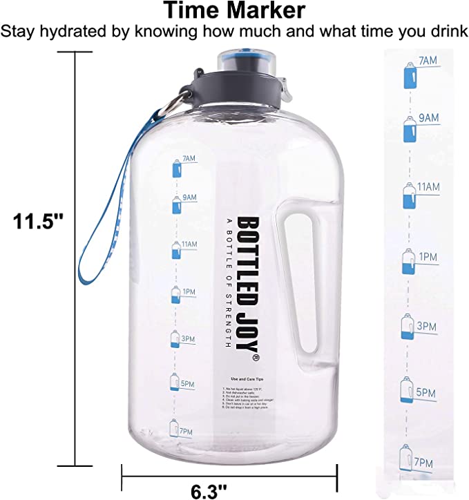 Large Capacity Transparent Sport Water Bottle