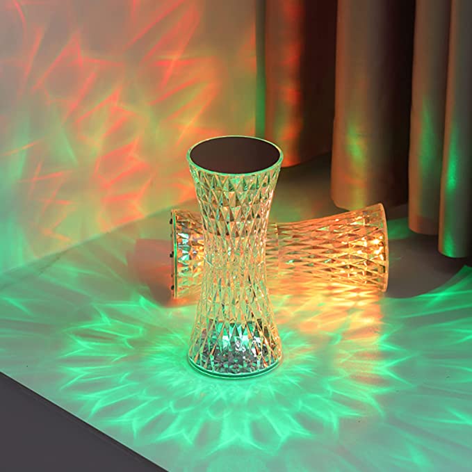 Small Waist Crystal Diamond Table Lamp