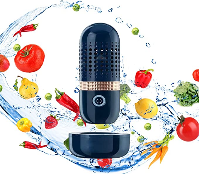 Food purifier vegetable and fruit cleaning tool Protable Fruit Vegetable  Washing Machine Capsule Shape Wireless Food Purifier