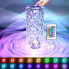 Load image into Gallery viewer, Rechargeable Crystal Table Lamp with Touch Control