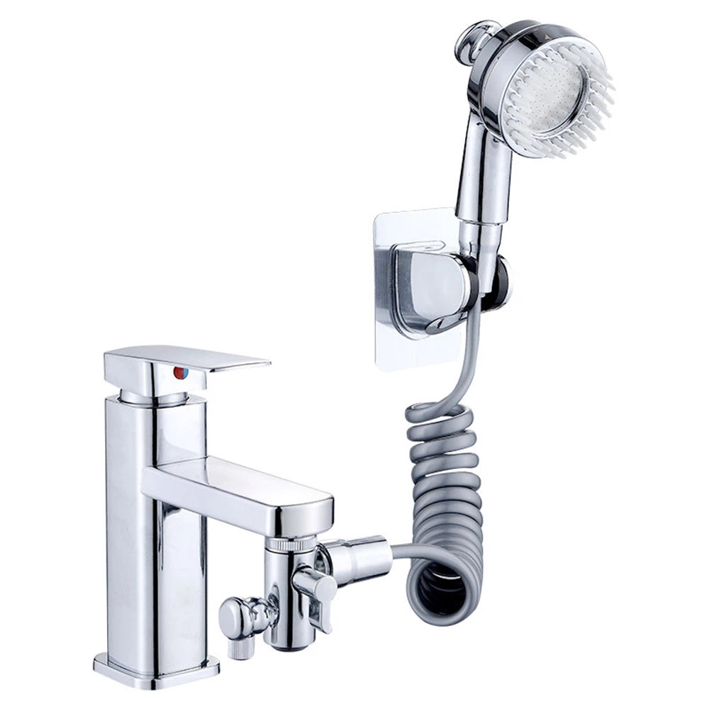 Washbasin Faucet Head Extender with Shower Head