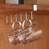 Load image into Gallery viewer, 6 Hooks Cabinet Hanging Hook Shelf