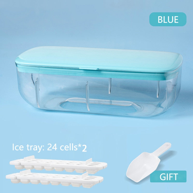 Silicone Ice Tray Molds - 48 Ice Cubes