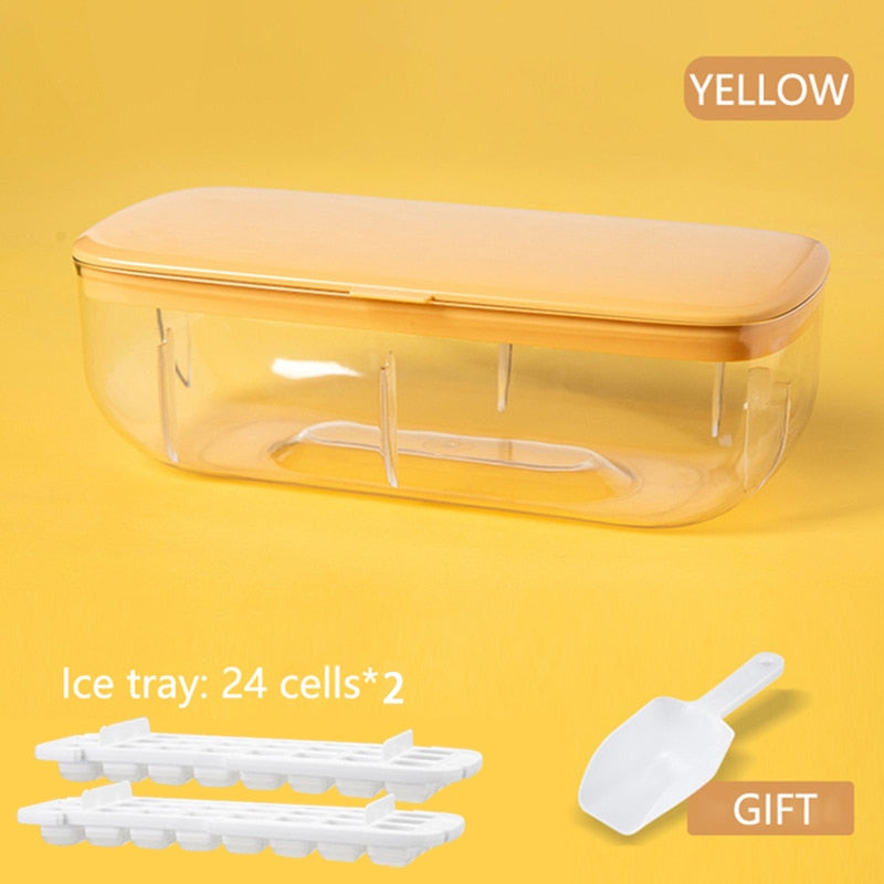 Moldes de silicona para bandejas de hielo - 48 cubitos de hielo