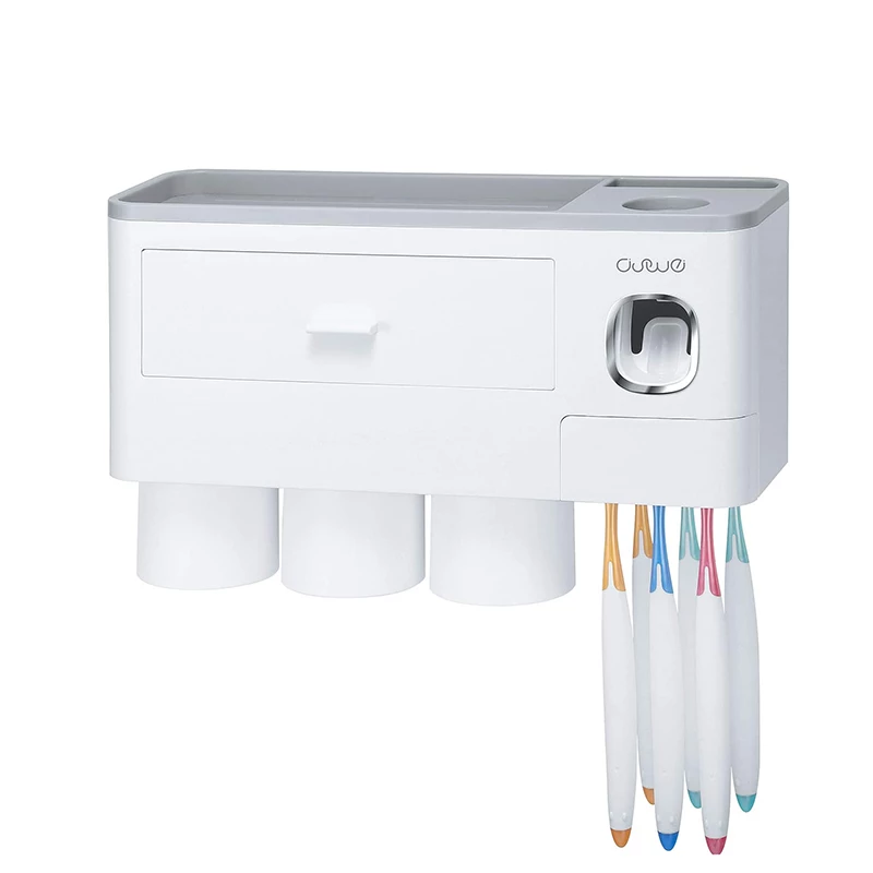 Estante de almacenamiento para soporte de cepillo de dientes montado en la pared