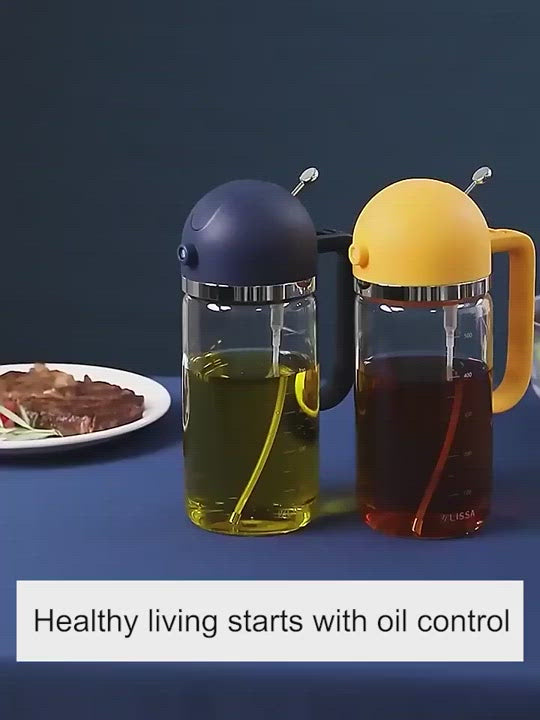 Dual Purpose Oil Sprayer Pouring Bottle