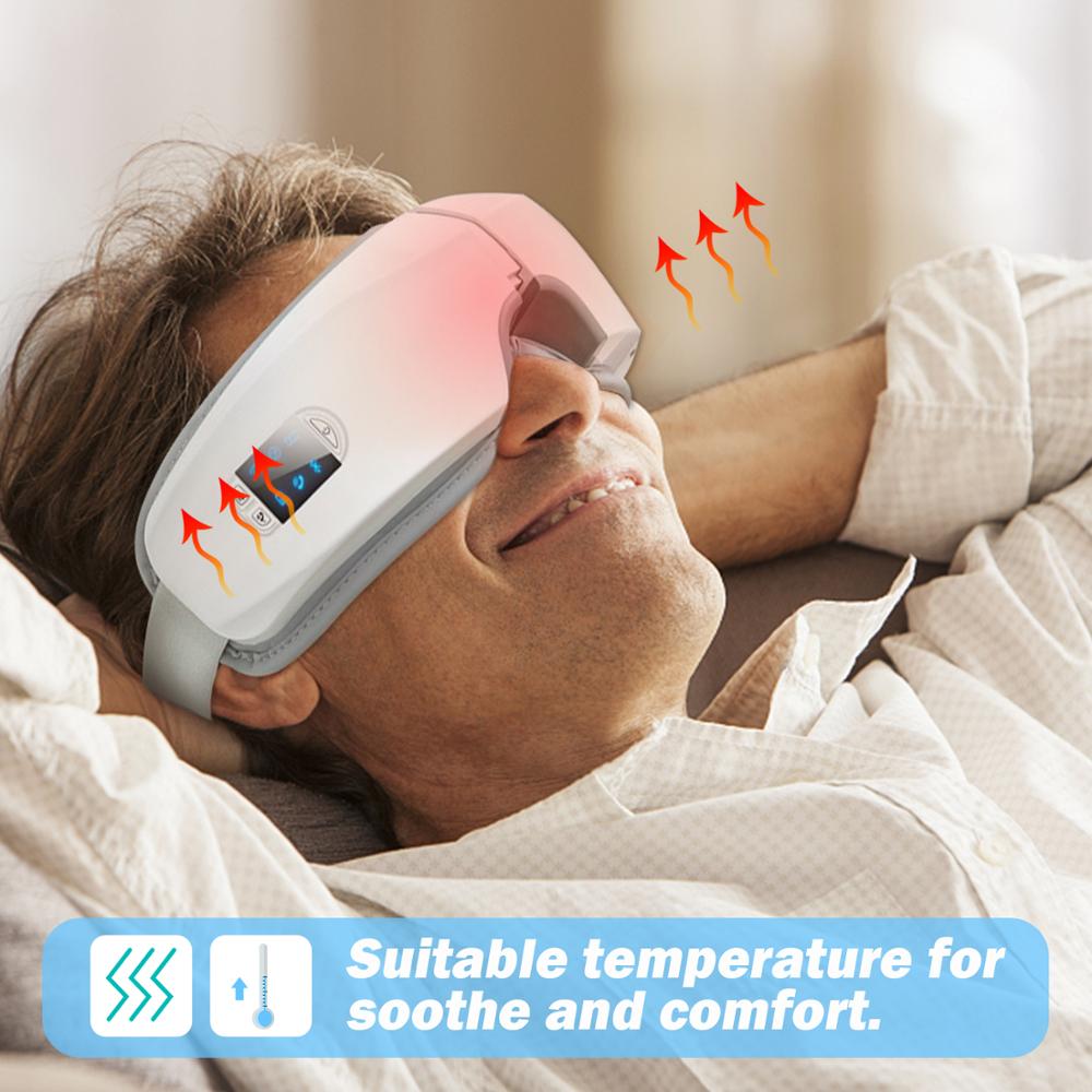 Masajeador de ojos con vibración de bolsa de aire inteligente