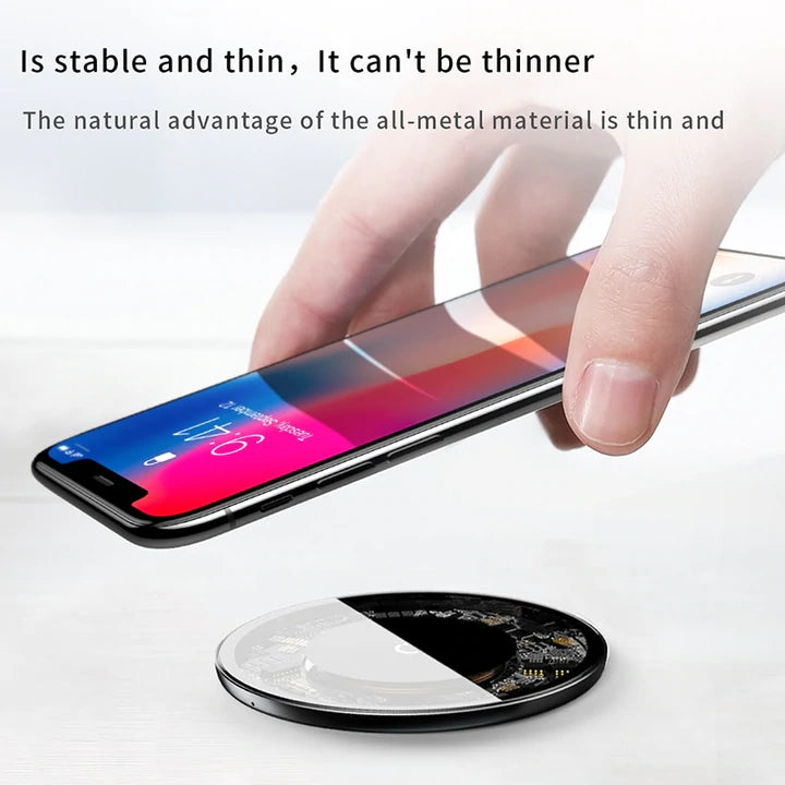 15W Qi Transparent Wireless Charger